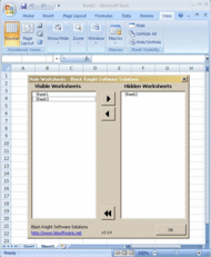 Hide Worksheets screenshot